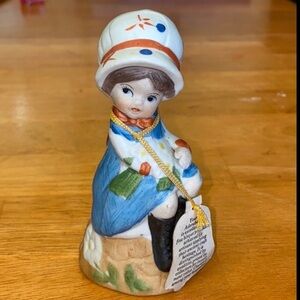 Jasco Vintage 1978 Adorabelles Bell Figurine hang‎ tag EC Excellent Condition
